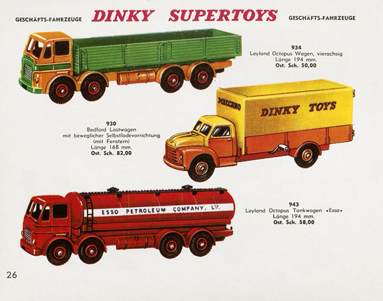 Dinky Toys Katalog Austria ca. 1960