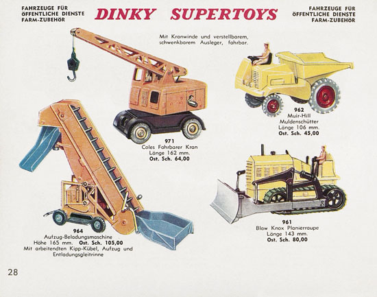 Dinky Toys Katalog Austria ca. 1960