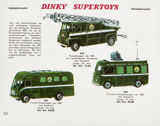 Dinky Toys Katalog Austria ca. 1960