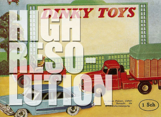 Dinky Toys Katalog Austria ca. 1960