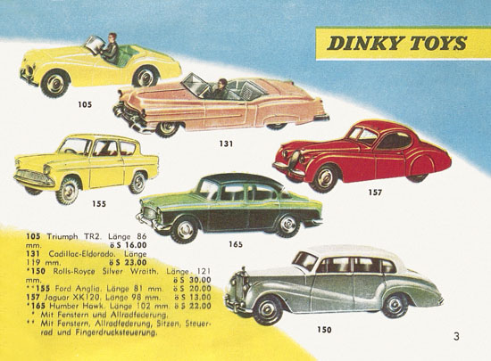 Dinky Toys Katalog Austria 1961