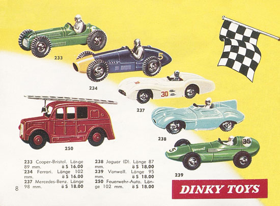 Dinky Toys Katalog Austria 1961