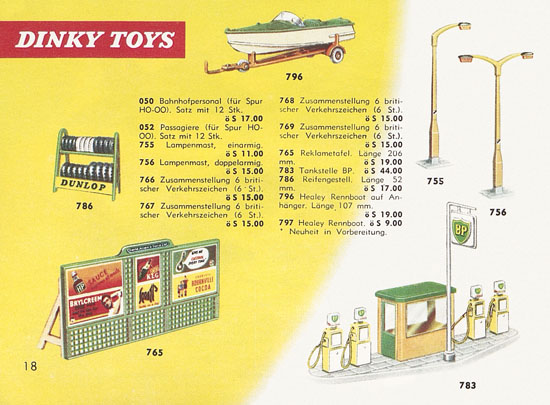 Dinky Toys Katalog Austria 1961