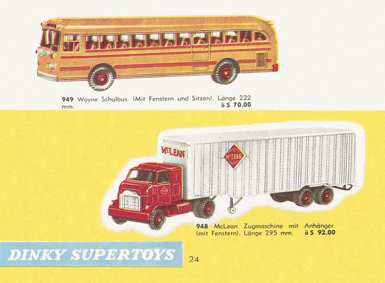 Dinky Toys Katalog Austria 1961