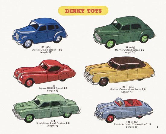 Dinky Toys catalogue 1954