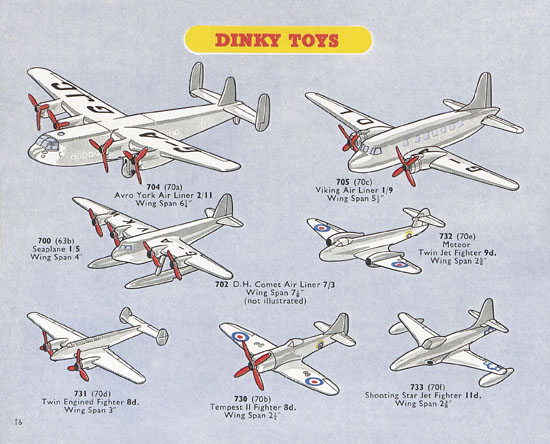 Dinky Toys catalogue 1954