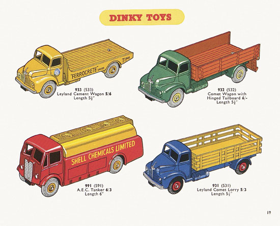 Dinky Toys catalogue 1954