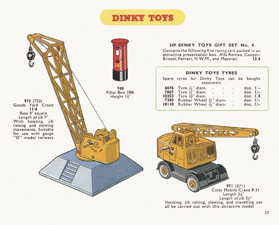 Dinky Toys catalogue 1954