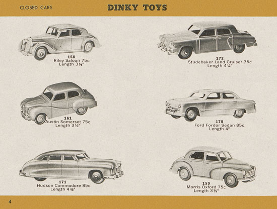 Dinky Toys catalogue 1957