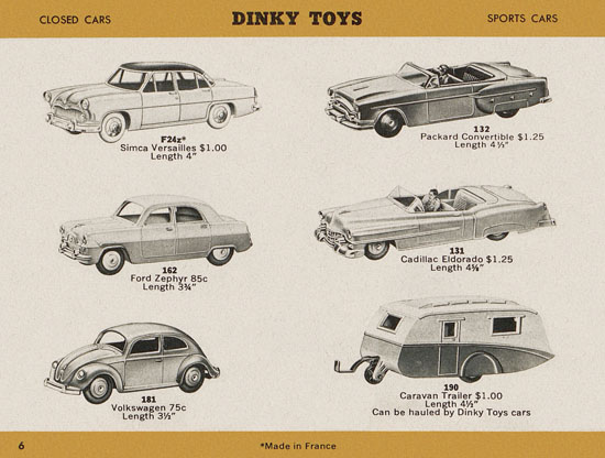 Dinky Toys catalogue 1957