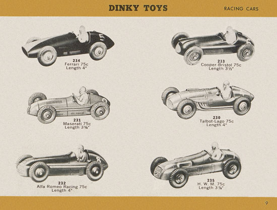 Dinky Toys catalogue 1957