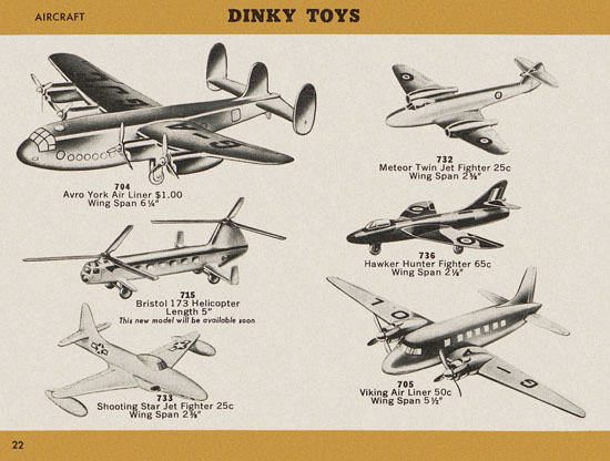 Dinky Toys catalogue 1957