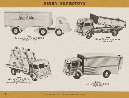 Dinky Toys catalogue 1957