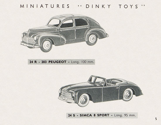 Dinky Toys catalogue 1953