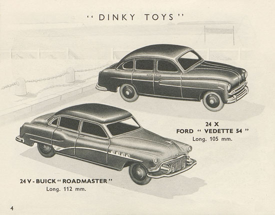 Dinky Toys catalogue 1955