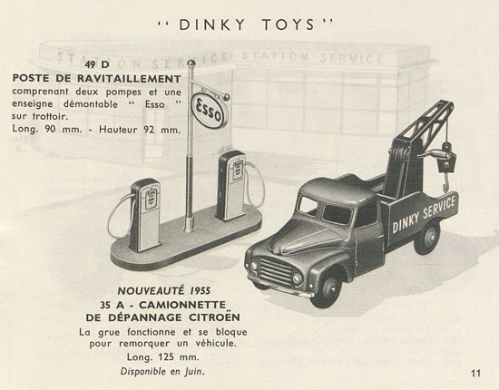 Dinky Toys catalogue 1955