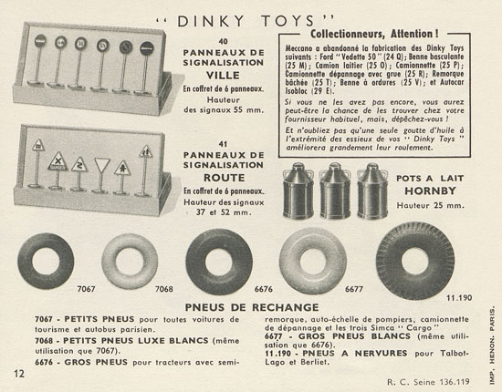 Dinky Toys catalogue 1955