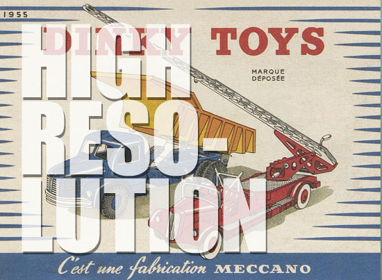 Dinky Toys catalogue 1955