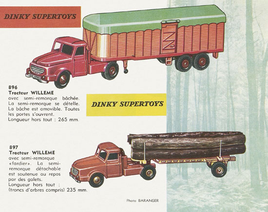 Dinky Toys et Dinky Supertoys catalogue 1961