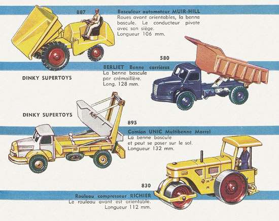 Dinky Toys et Dinky Supertoys catalogue 1961