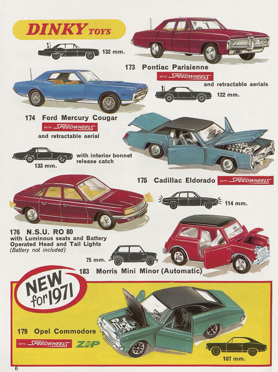 Dinky Toys catalogue No. 7 1971