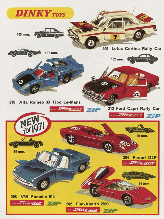 Dinky Toys catalogue No. 7 1971