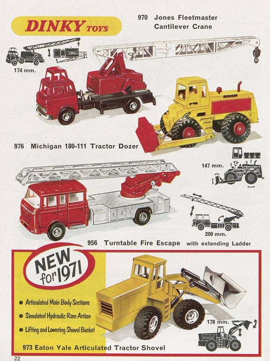 Dinky Toys catalogue No. 7 1971