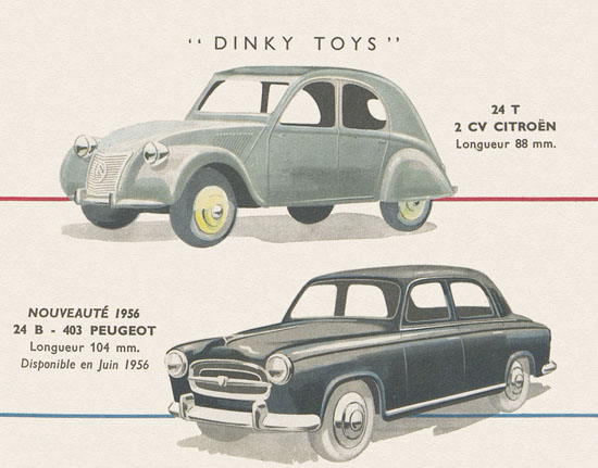 Dinky Toys catalogue 1956