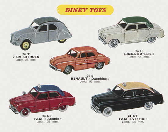 Dinky Toys catalogue 1958