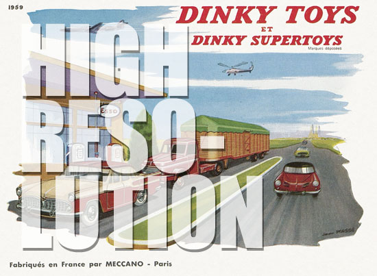 Dinky Toys et Dinky Supertoys catalogue 1959