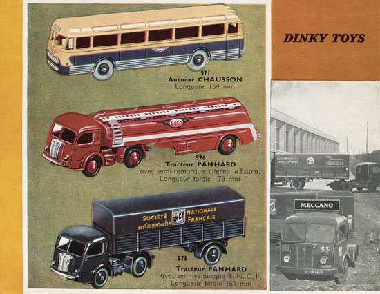 Dinky Toys et Dinky Supertoys catalogue 1960