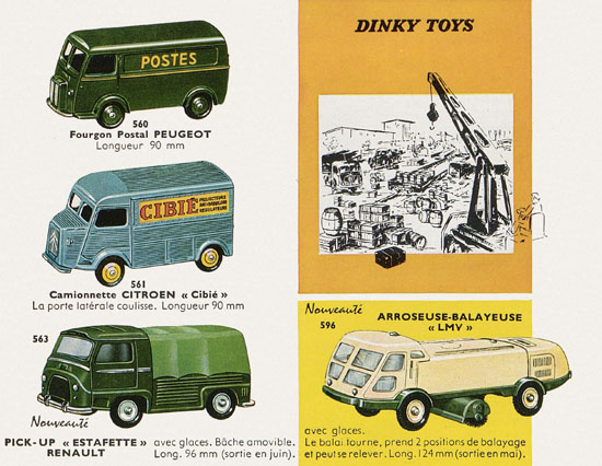 Dinky Toys et Dinky Supertoys catalogue 1960