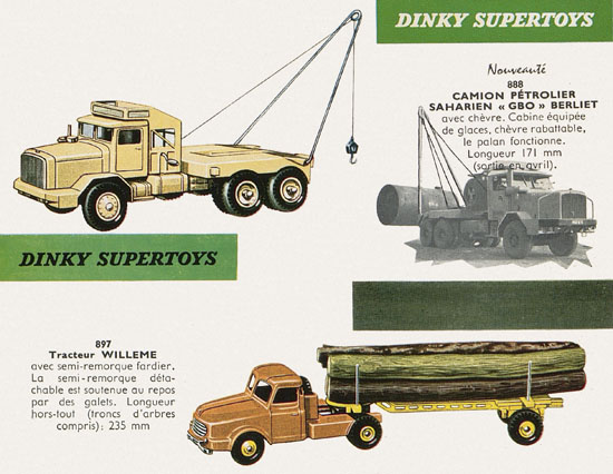 Dinky Toys et Dinky Supertoys catalogue 1960