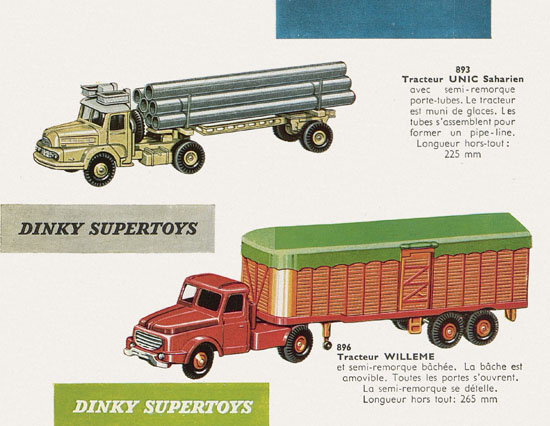 Dinky Toys et Dinky Supertoys catalogue 1960