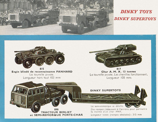 Dinky Toys et Dinky Supertoys catalogue 1960