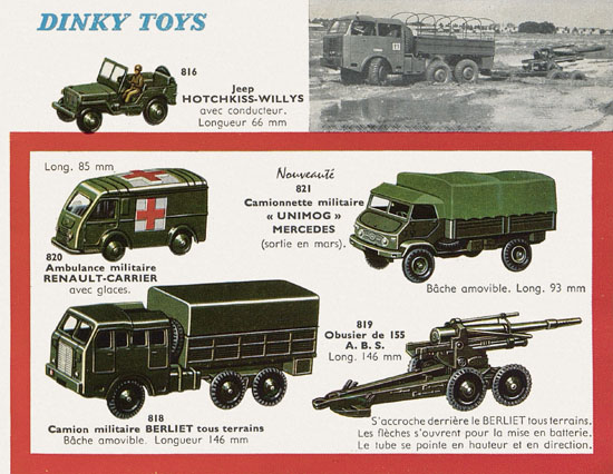 Dinky Toys et Dinky Supertoys catalogue 1960