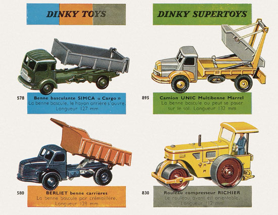 Dinky Toys et Dinky Supertoys catalogue 1960