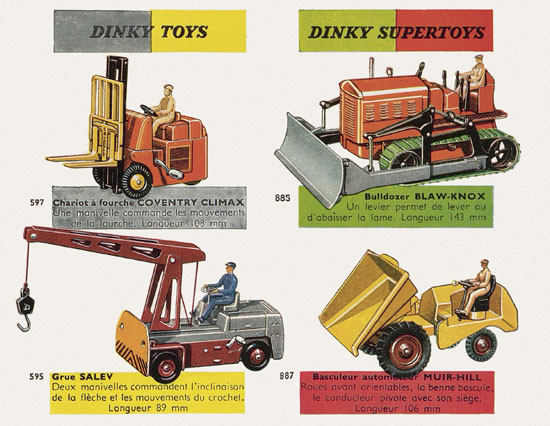 Dinky Toys et Dinky Supertoys catalogue 1960