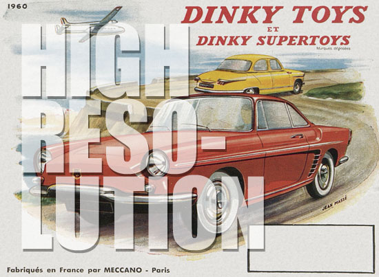 Dinky Toys et Dinky Supertoys catalogue 1960