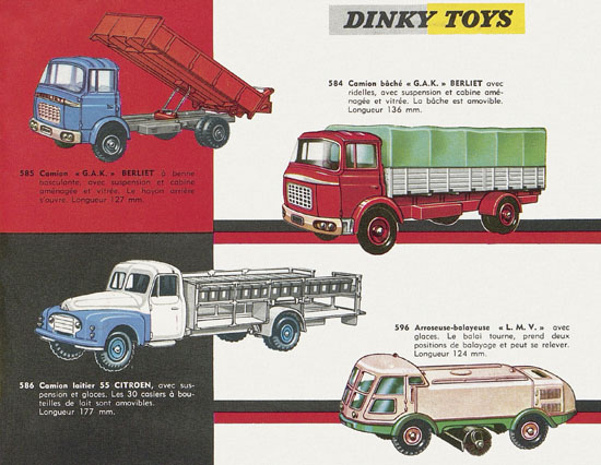 Dinky Toys et Dinky Supertoys catalogue 1962