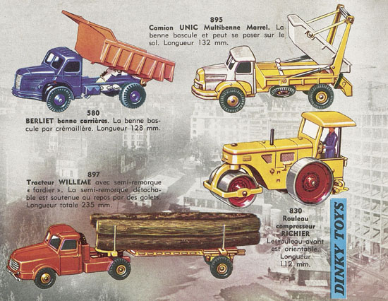 Dinky Toys et Dinky Supertoys catalogue 1962