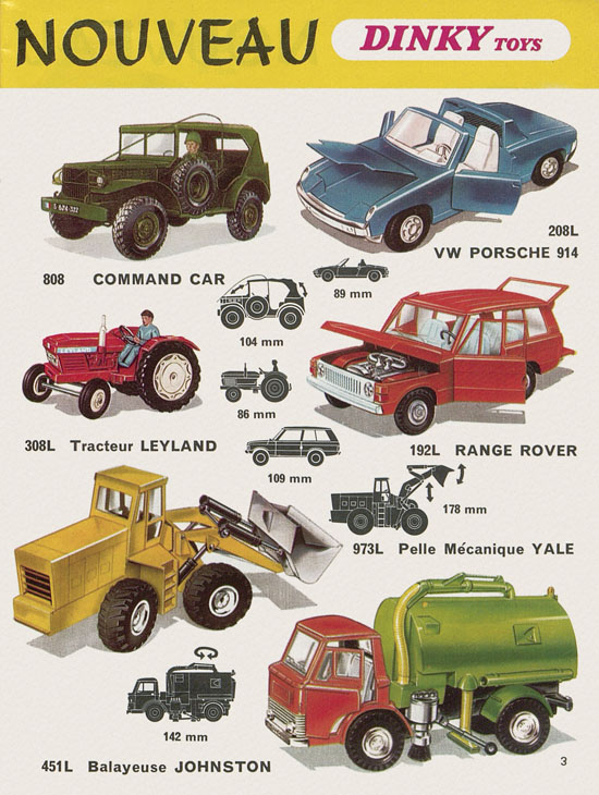 Dinky Toys catalogue France 1971