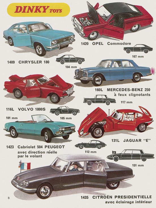 Dinky Toys catalogue France 1971