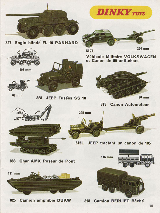 Dinky Toys catalogue France 1971