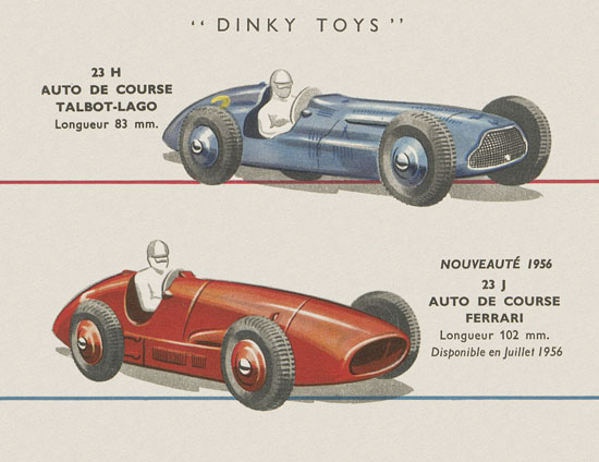 Dinky Toys catalogue Avril 1956