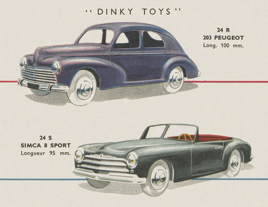 Dinky Toys catalogue Avril 1956