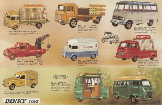 Dinky Toys Nouveautès 1965-1966