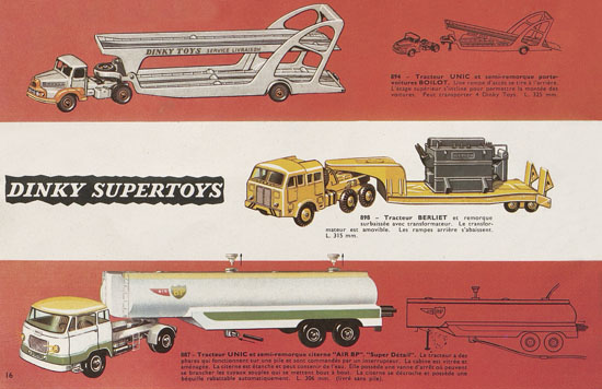 Dinky Toys Nouveautès 1965-1966