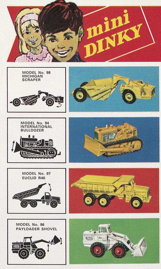 Dinky Toys Katalog mini dinky 1968