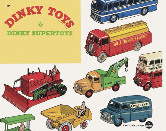 Dinky Toys Katalog 1955, Dinky Supertoys 1955